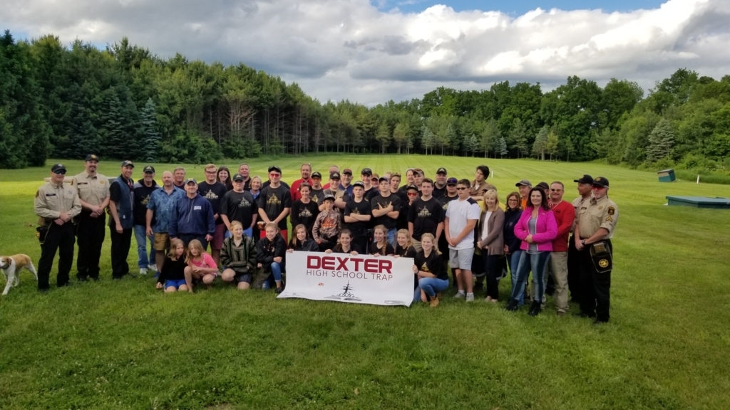 The Dexter High School trap team enjoyed the Shoot with a Sheriff event at the Ann Arbor Moose Lodge 1253 Sportman's League.