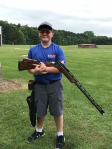 Hunter Knotwell won the Handicap Championship at Wisconsin's southwestern zone shoot.