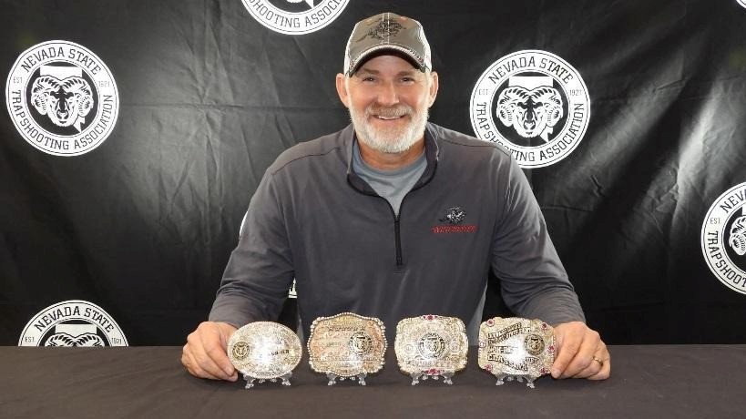 Bill Daniels was HAA runnerup and collected several other buckles at the Nevada State Shoot. (Photo by Jeff White) Bill Daniels was HAA runnerup and collected several other buckles at the Nevada State Shoot. (Photo by Jeff White)