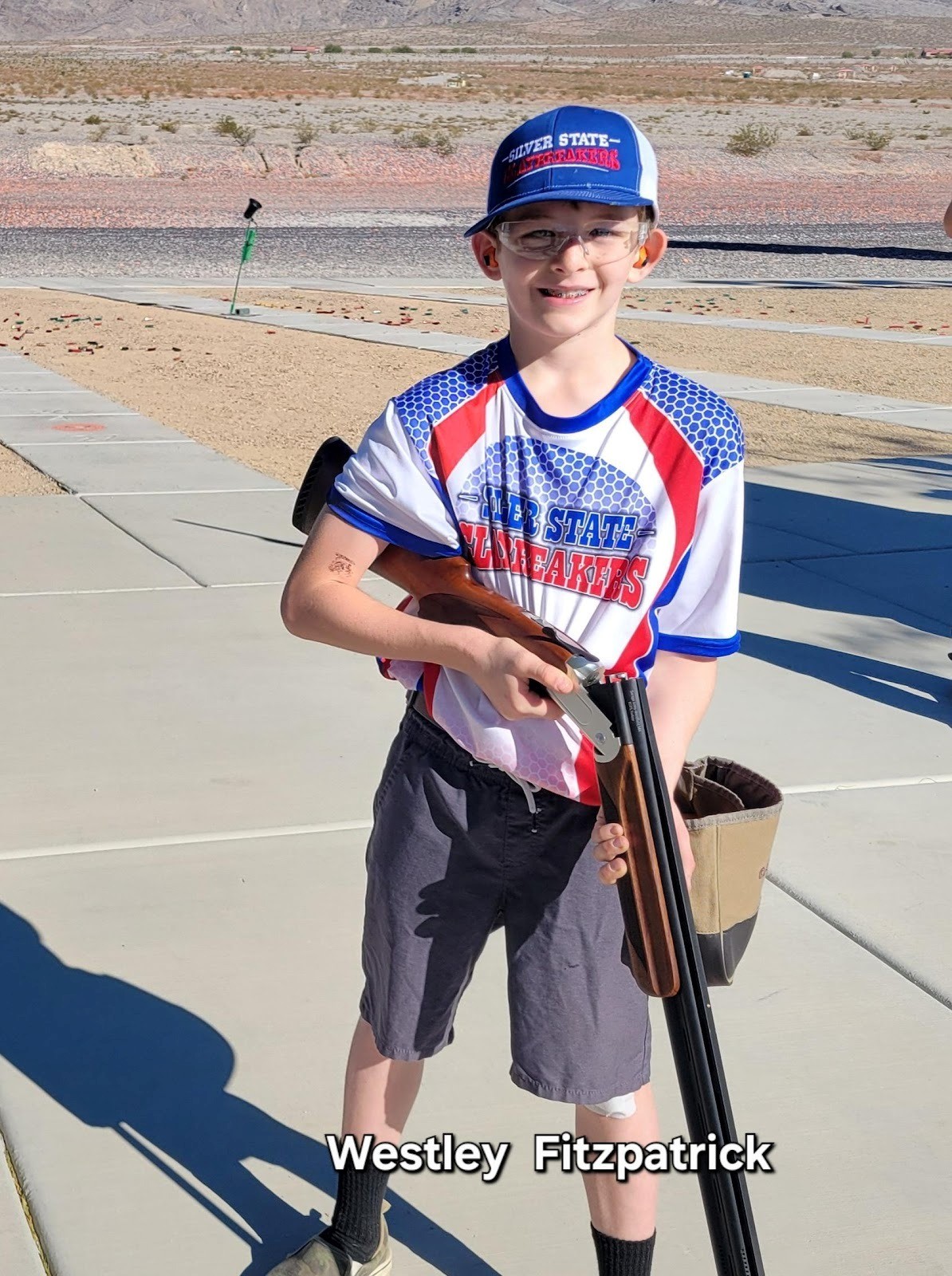 Eleven-year-old Westley Fitzpatrick registered his first ATA targets at the Nevada State Shoot. Eleven-year-old Westley Fitzpatrick registered his first ATA targets at the Nevada State Shoot.
