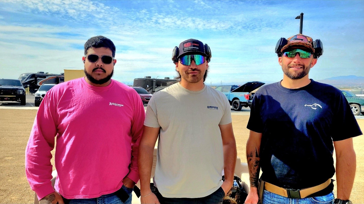New shooters Carlos Ramirez, Ethan Matallana and Nicholas Bowen. New shooters Carlos Ramirez, Ethan Matallana and Nicholas Bowen.