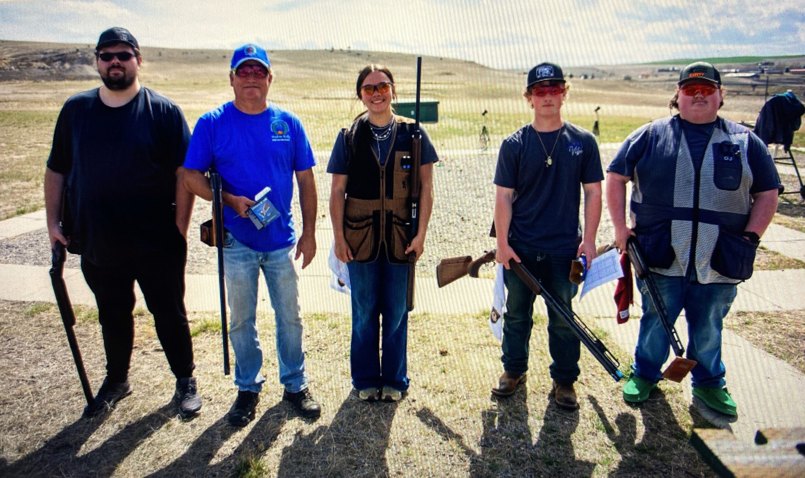 Montana State Team Singles third-place winners were Hank Crenshaw, Andrew Kelly, Alexa Piseno, Ryan Fleming and D.J. Waldo from the 406 Clay Target Team. Montana State Team Singles third-place winners were Hank Crenshaw, Andrew Kelly, Alexa Piseno, Ryan Fleming and D.J. Waldo from the 406 Clay Target Team.
