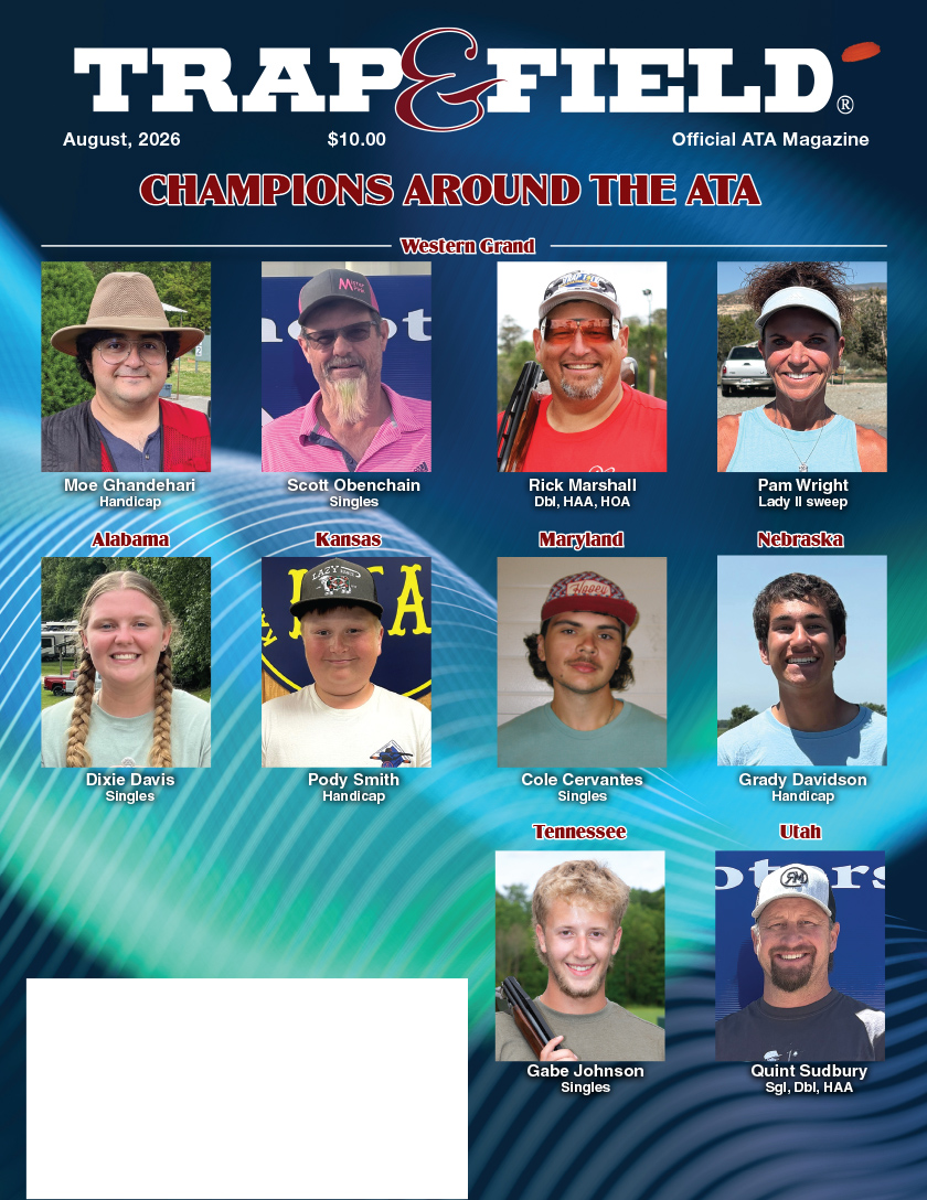 August Trap & Field Magazine Cover